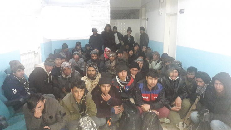 Van'da 54 düzensiz göçmen yakalandı