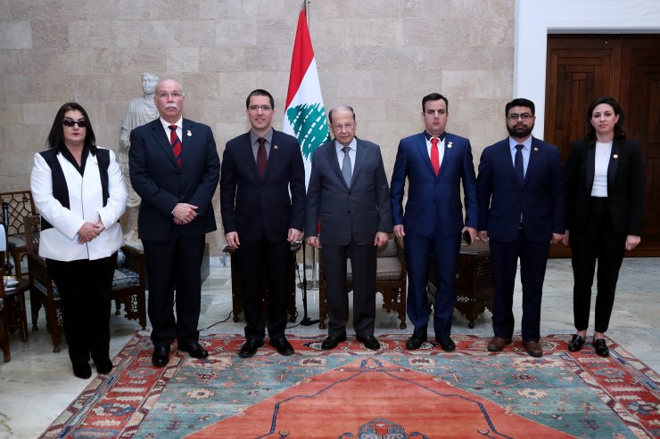 Venezuela Dışişleri Bakanı Arreaza Lübnan'da