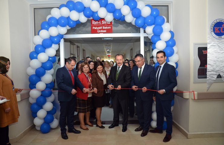 KKÜ Tıp Fakültesinde İbn-i Sina Palyatif Bakım Ünitesi açıldı