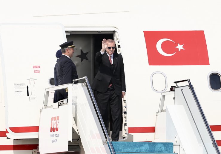 Cumhurbaşkanı Erdoğan Rusya'ya gitti
