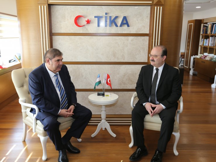 Özbekistan Başbakan Yardımcısı Ganiev'den TİKA'ya ziyaret