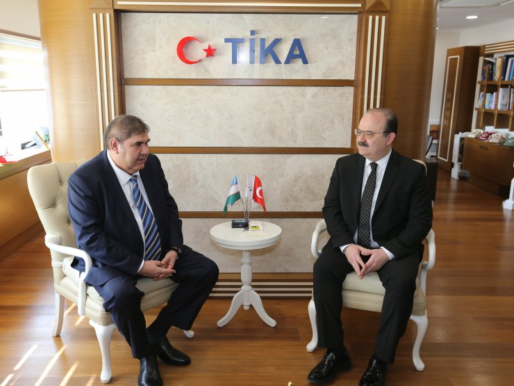 Özbekistan Başbakan Yardımcısı Ganiev'den TİKA'ya ziyaret