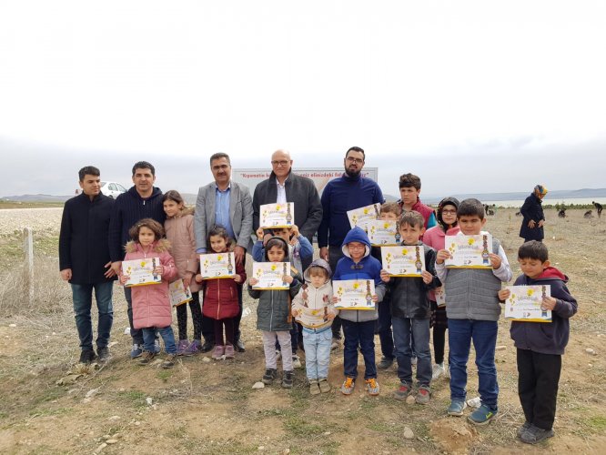 Ilgın'da fidan dikimi