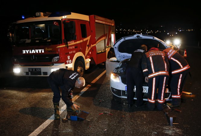 Başkentte trafik kazası: 3 yaralı
