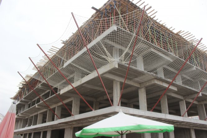 Konya'da iki inşaat işçisi yaralandı