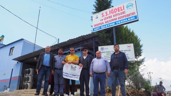 Bozkır kooperatiflerinden İzmir'de tarımsal inceleme