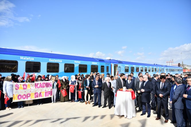 Sosyal Kooperatif Eğitim ve Tanıtım Treni Gaziantep'te