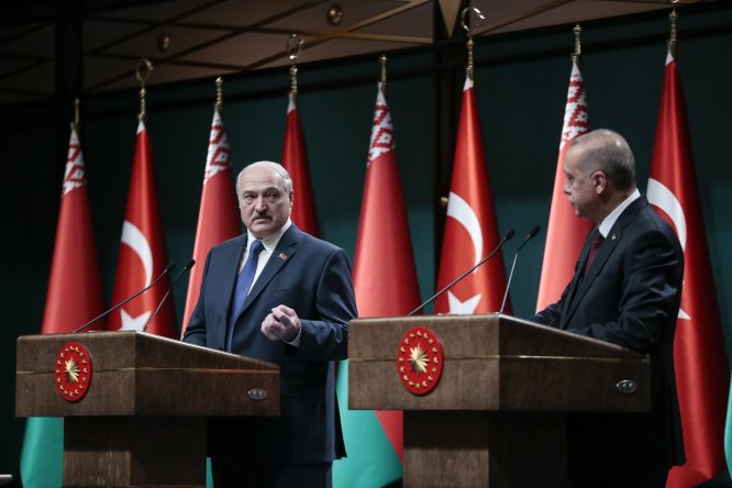 Erdoğan-Lukaşenko ortak basın toplantısı