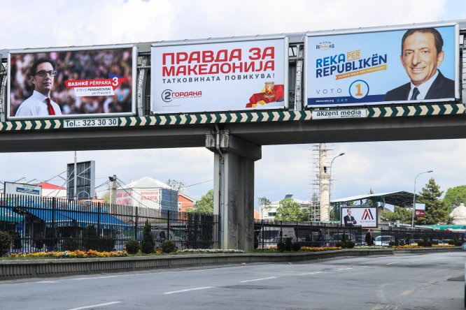 GRAFİKLİ - Kuzey Makedonya'da cumhurbaşkanlığı için üç aday yarışacak