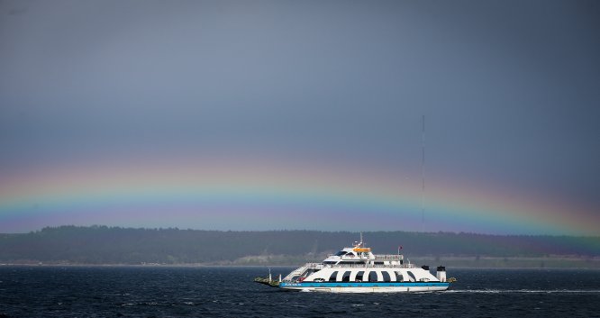 Çanakkale'deki iskelelerde ziyaretçi yoğunluğu