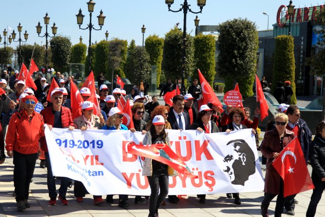 "Kurtuluştan Kuruluşa Büyük Yürüyüş" Samsun'dan başladı