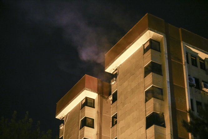 Emniyet Genel Müdürlüğü binasında yangın