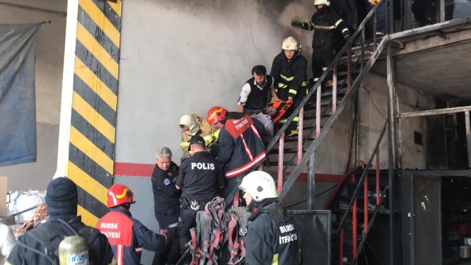 Bursa'da sanayi sitesinde patlama ve yangın: 5 yaralı