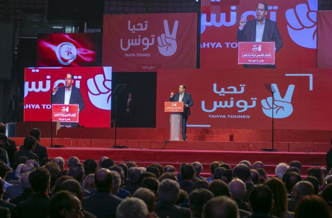 Tunus Başbakanı partisinin kongresinde konuştu