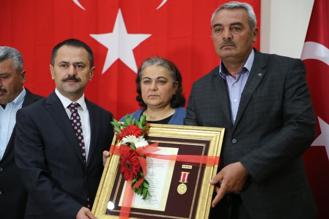 Nevşehir'de Devlet Övünç Madalyası ve Beratı töreni