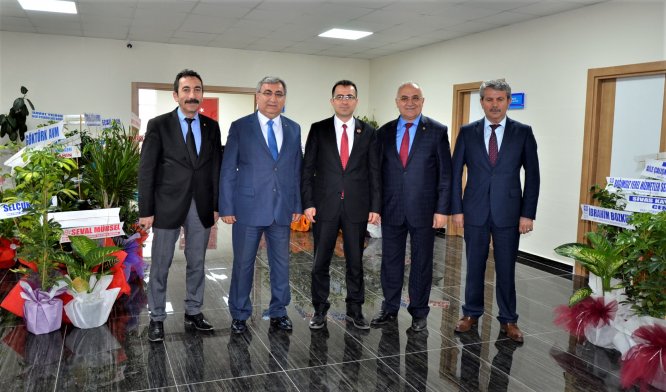 Borsa yönetiminden başkan yardımcılarına hayırlı olsun ziyareti