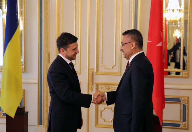 Cumhurbaşkanı Yardımcısı Oktay, Ukrayna'da