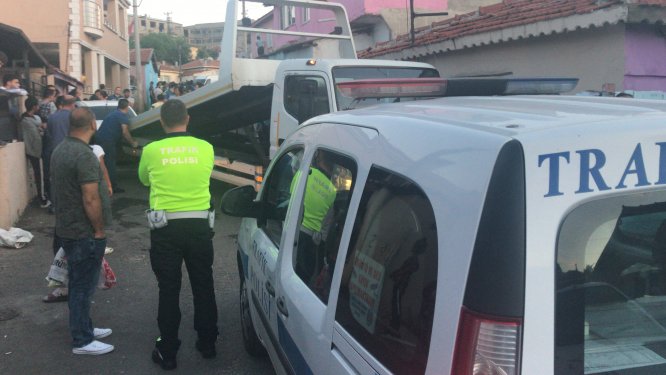 Otomobille polislere çarpan şüpheli yakalandı