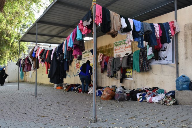 Kerkük'te ihtiyaç sahipleri için ''Merhamet duvarı''