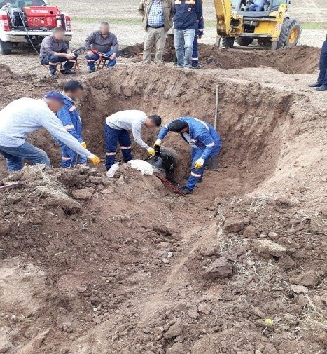 Diyarbakır'da petrol boru hattından hırsızlık