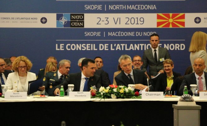 NATO Genel Sekreteri Stoltenberg Kuzey Makedonya'da