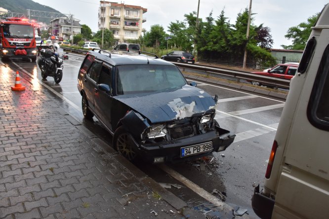 Ordu'da zincirleme trafik kazası: 4 yaralı