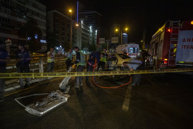 Başkentte trafik kazası: 1 yaralı