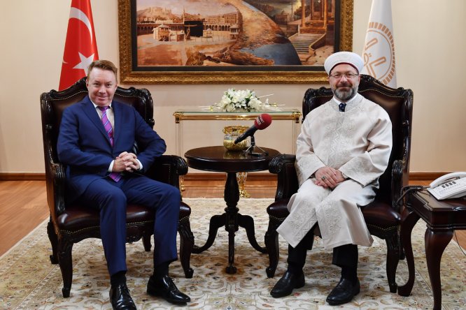 Avustralya Ankara Büyükelçisi Brown'dan Erbaş'a ziyaret