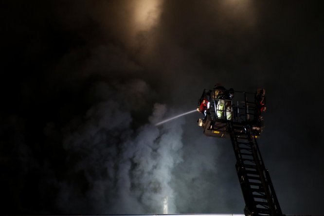 İstanbul’da fabrika yangını