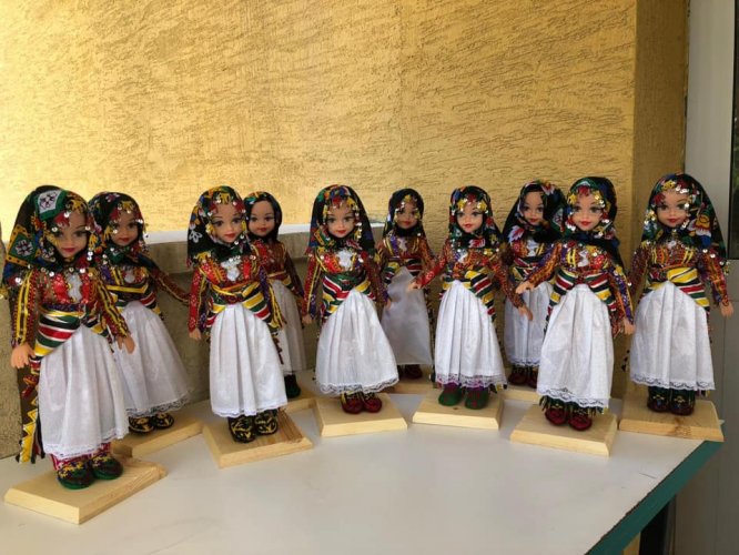 Doğanşar'da bez bebek sergisi