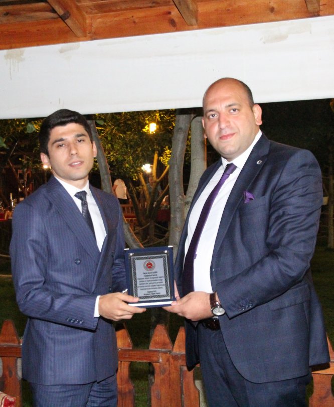 Beypazarı'nda tayini çıkan savcılara veda yemeği