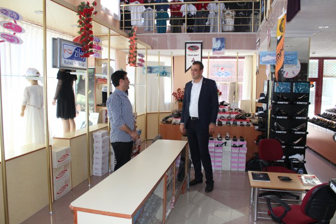 Kaymakam Akbulut'tan esnaf ziyareti