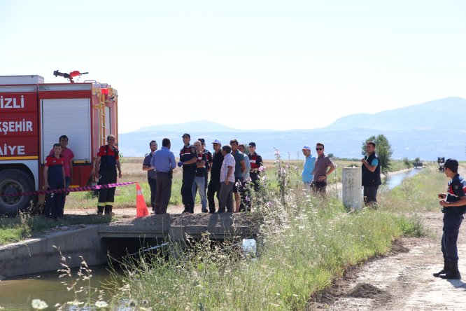 Denizli'de sulama kanalında ceset bulundu