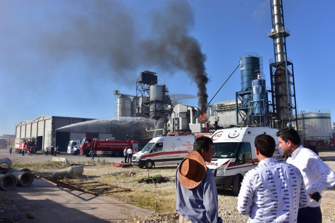 GÜNCELLEME - Gaziantep'te fabrika yangını