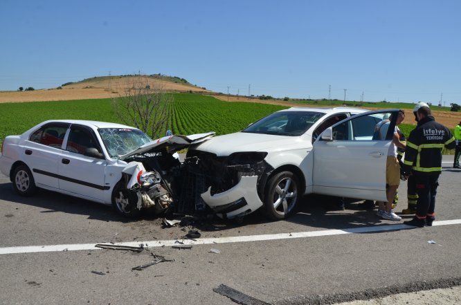 Tekirdağ'da trafik kazası: 6 yaralı