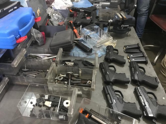 Başkentte kaçak silah atölyesine baskın