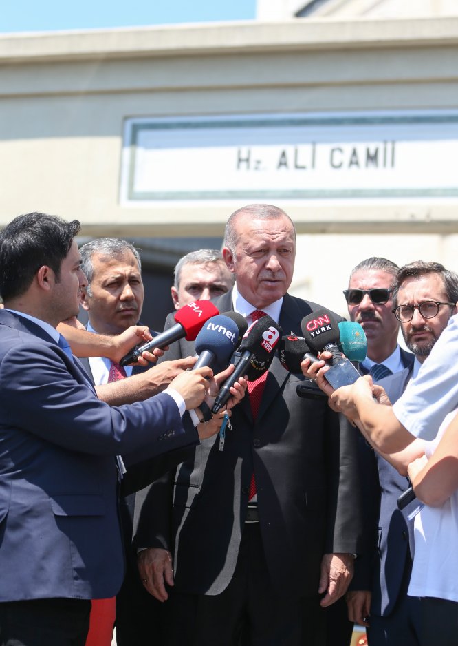 Cumhurbaşkanı Erdoğan, İstanbul'da