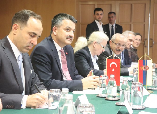 Bakan Pakdemirli Sırbistan'da