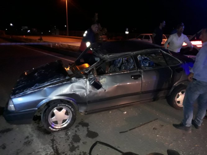 Suşehri'de trafik kazası: 1 yaralı