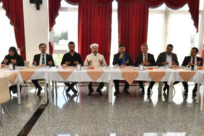 Diyanet İşleri Başkanı Ali Erbaş, gazilerle bir araya geldi
