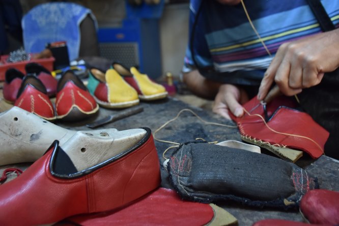 Folklor ekiplerinin yemenileri Adıyaman'dan