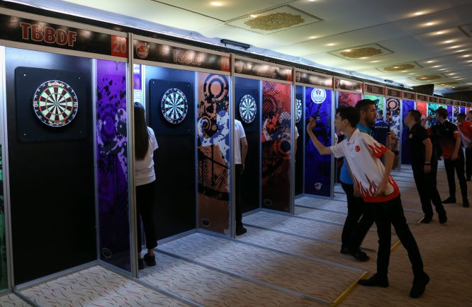Avrupa Gençler Dart Şampiyonası Ankara'da başladı