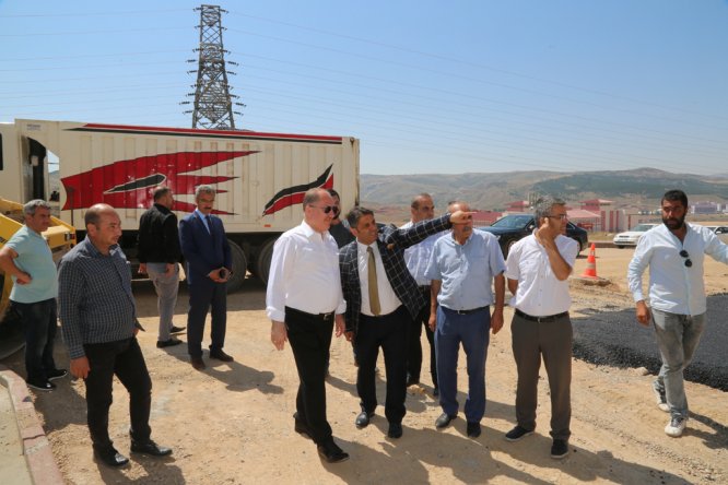 Belediye Başkanı Bilgin, çalışmaları inceledi