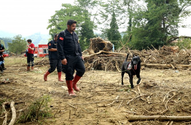 Düzce'deki su baskını ve toprak kayması