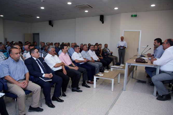 Kaymakam Pektaş, muhtarlar ve daire amirleriyle buluştu