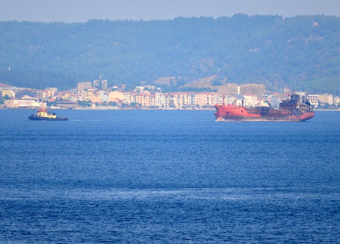 Kerç Boğazı'ndaki gemi yangını