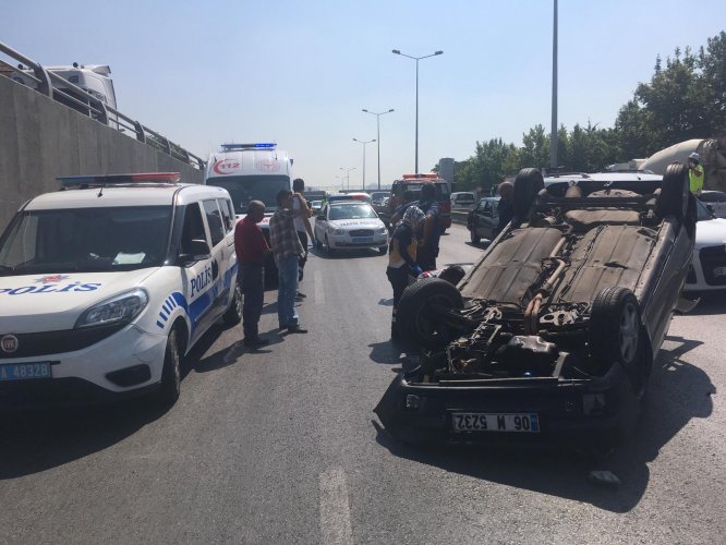 Başkentte trafik kazası