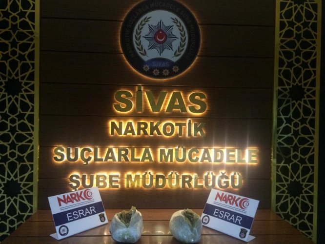 Sivas'ta uyuşturucu operasyonu