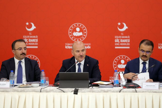 Soylu, medya temsilcileriyle bir araya geldi