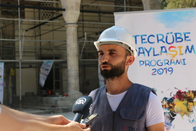 TİKA gönüllüleri Kuzey Makedonya'da restorasyon çalışmalarına katıldı